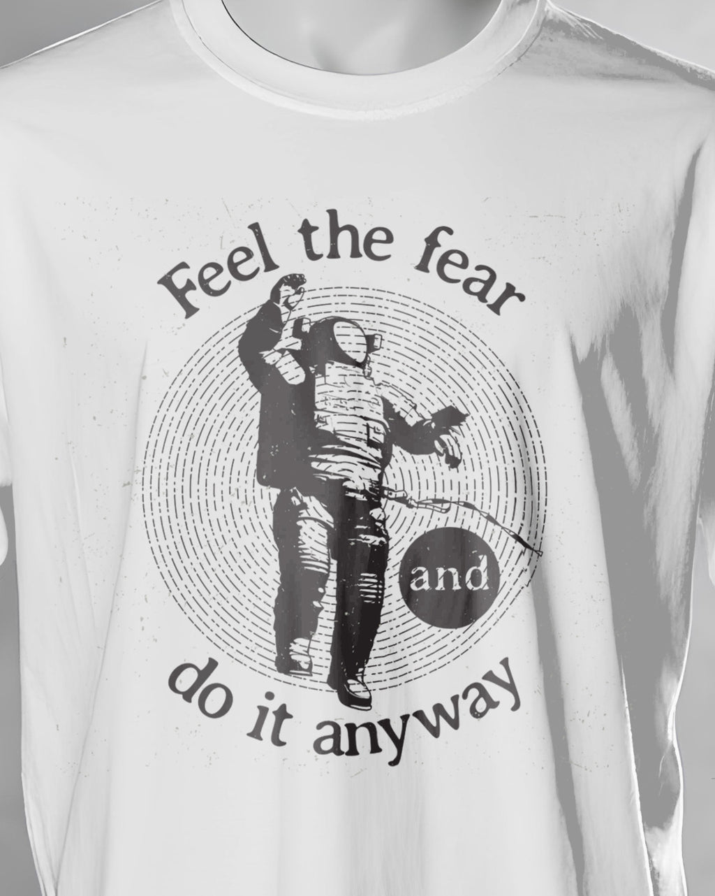 Unisex Astro Tee | Feel the fear