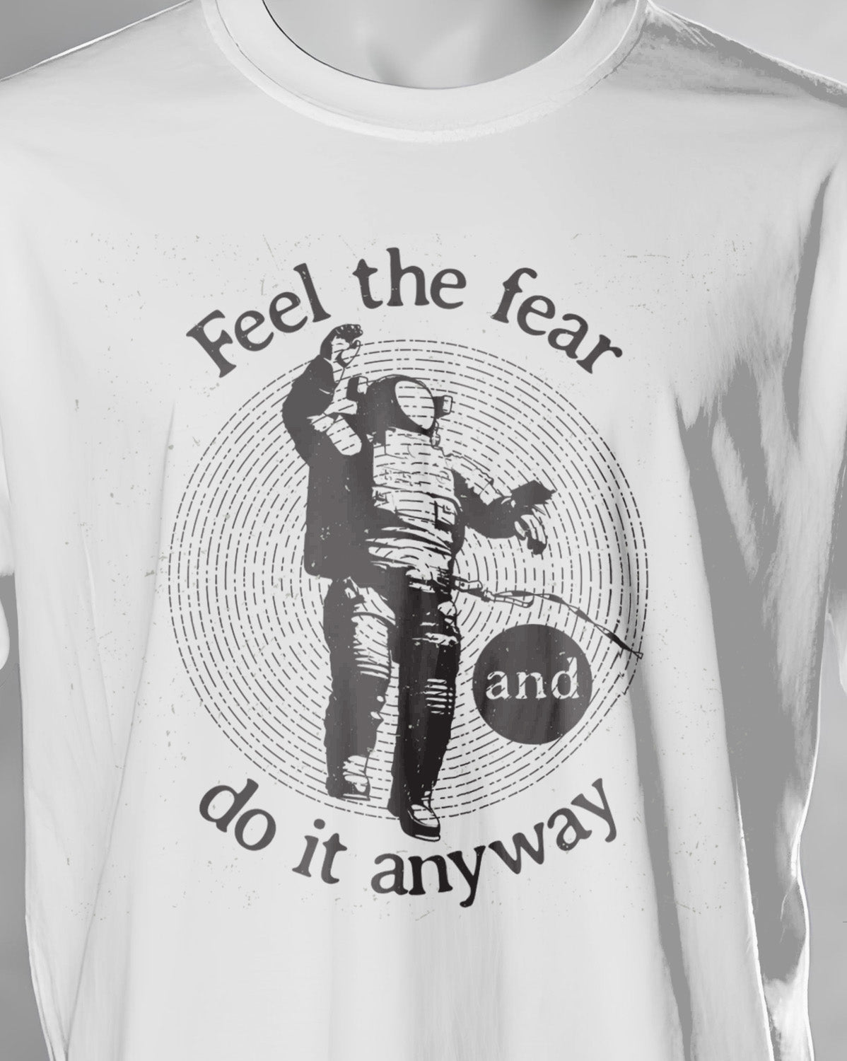 Unisex Astro Tee | Feel the fear