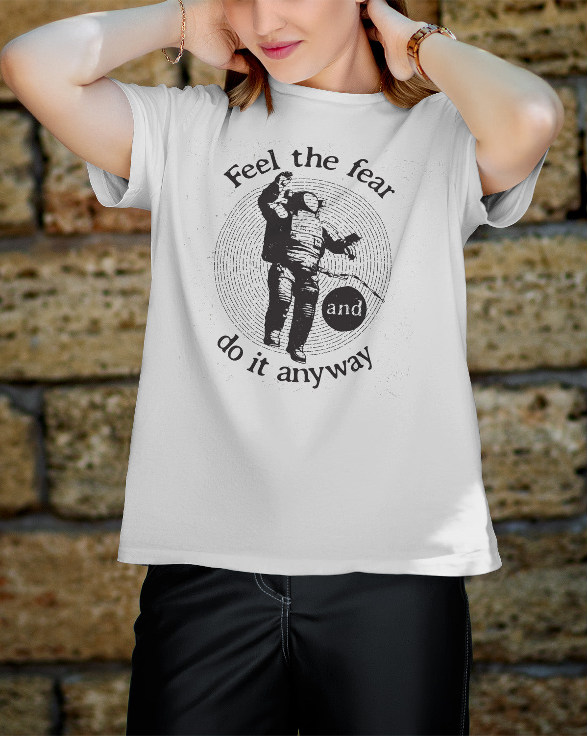 Unisex Astro Tee | Feel the fear