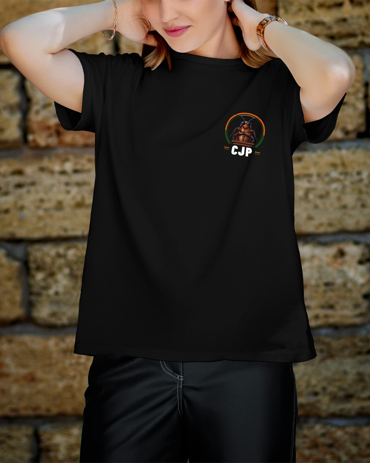 CJP Unisex Tee Black
