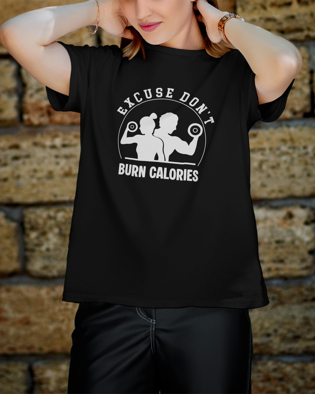 Unisex Motivation Tee | Excuse Don'T Burn Calories