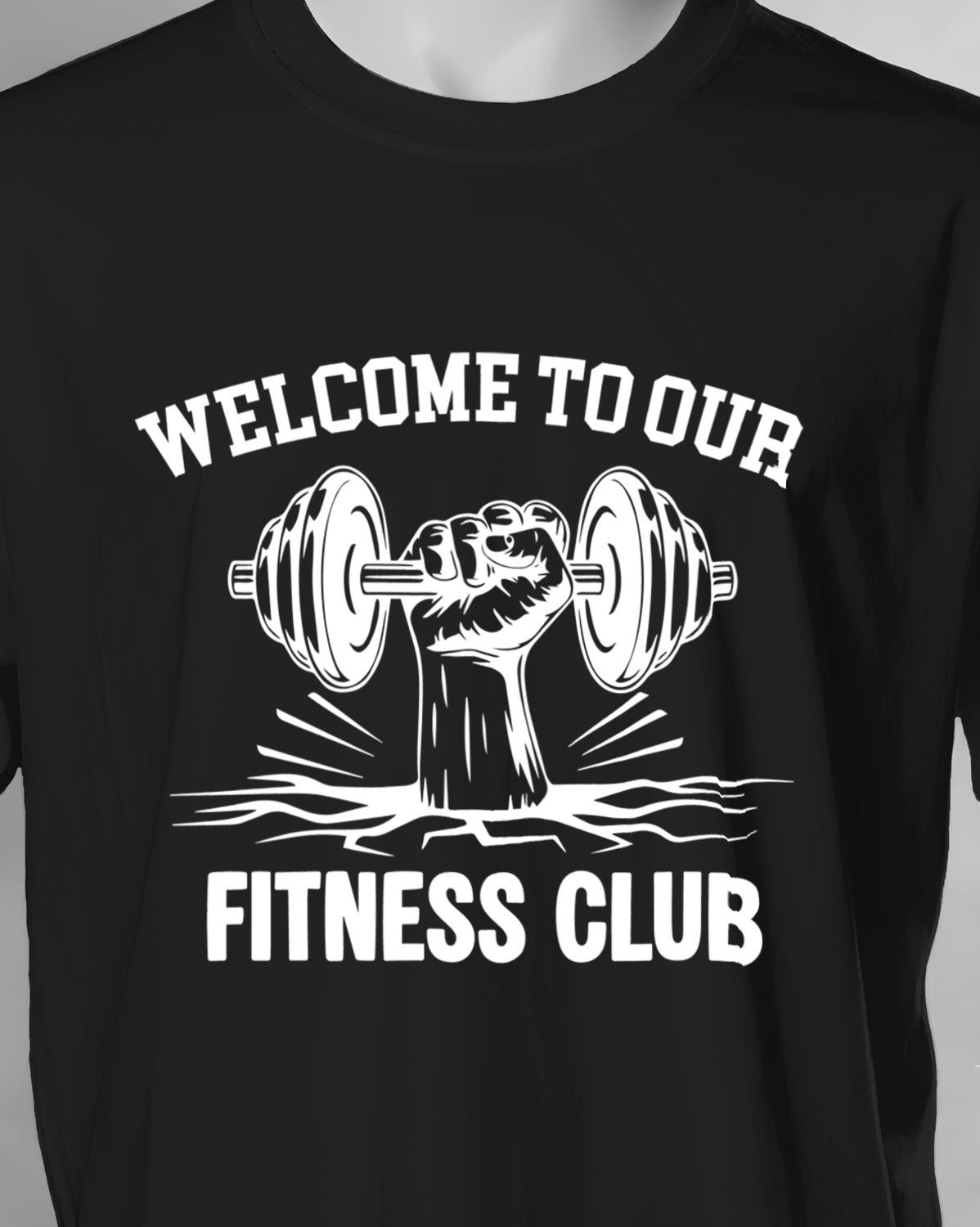 Unisex Motivation Tee | Welcome To Our Fitness Club