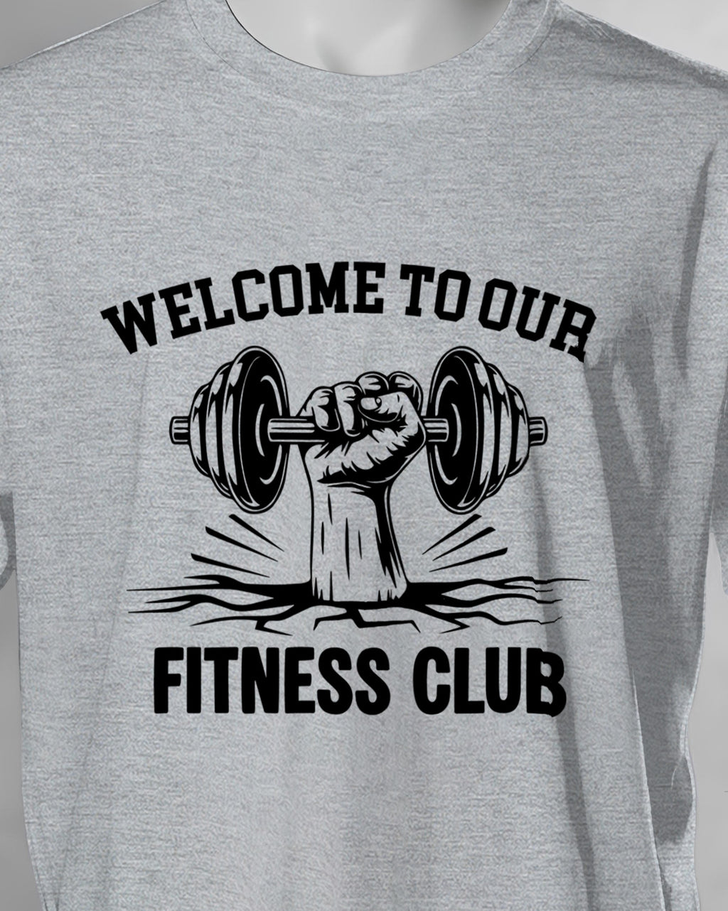Unisex Motivation Tee | Welcome To Our Fitness Club