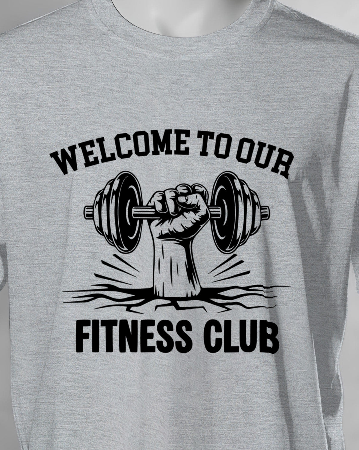 Unisex Motivation Tee | Welcome To Our Fitness Club