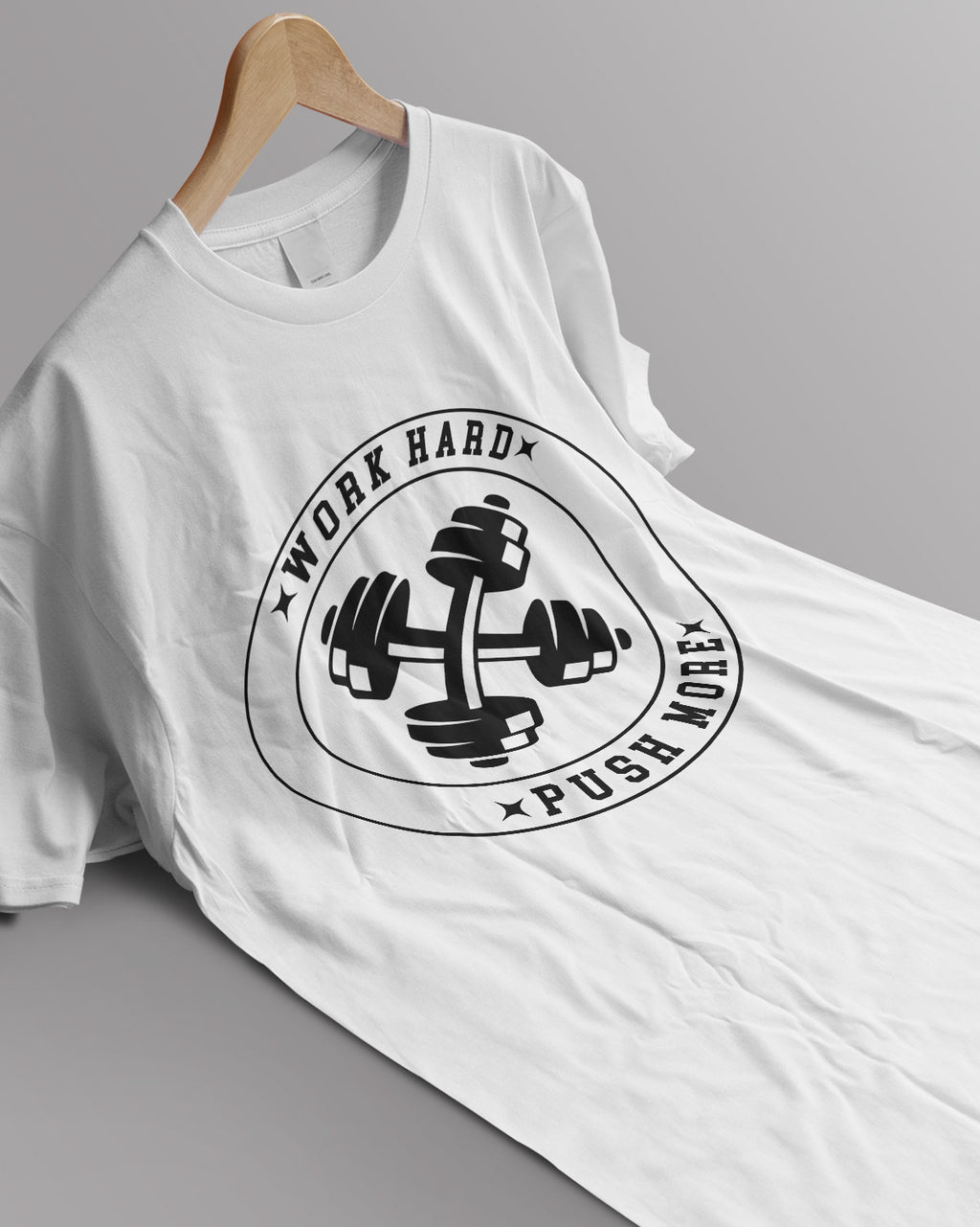 Unisex Motivation Tee | Work Hard Push More