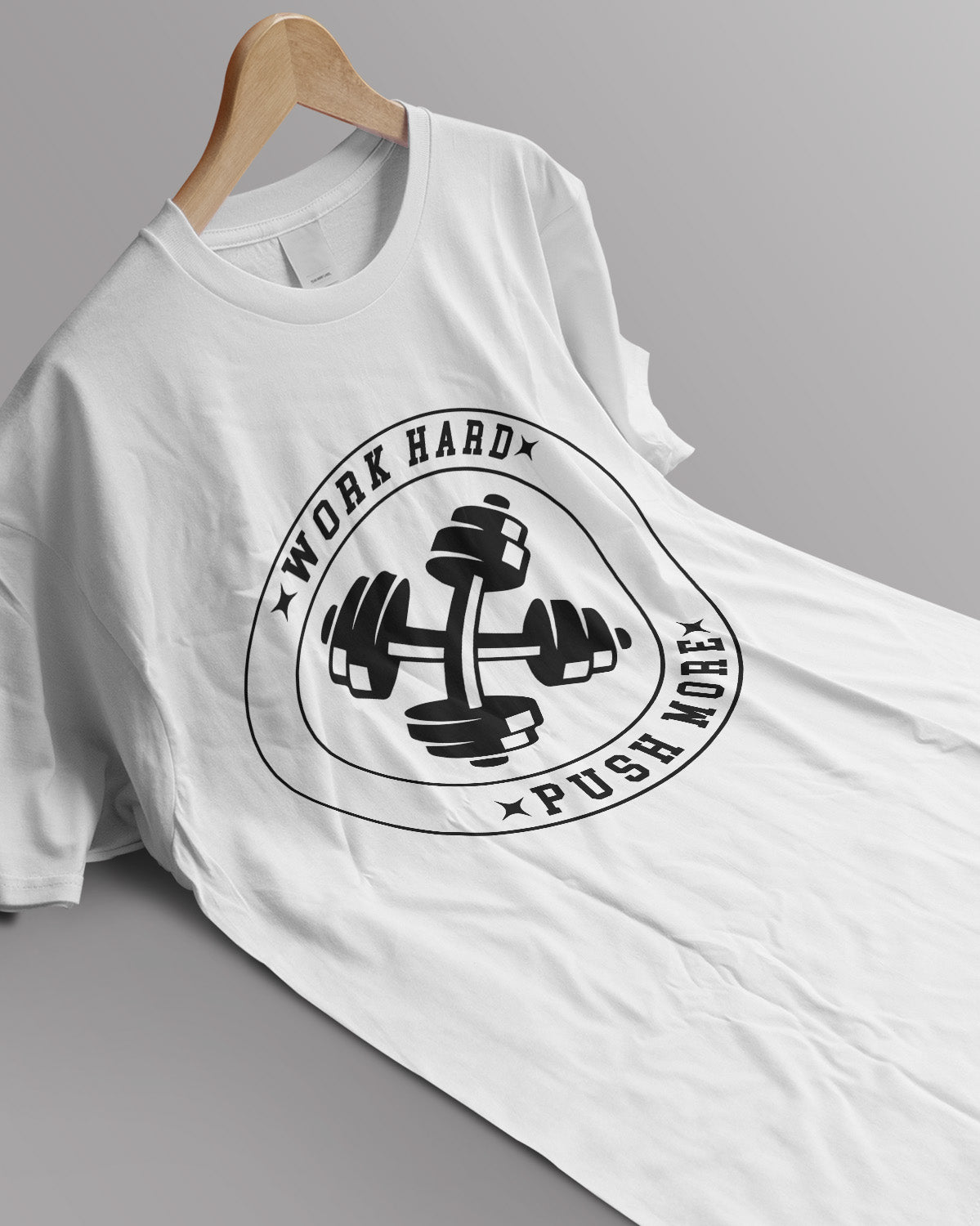 Unisex Motivation Tee | Work Hard Push More