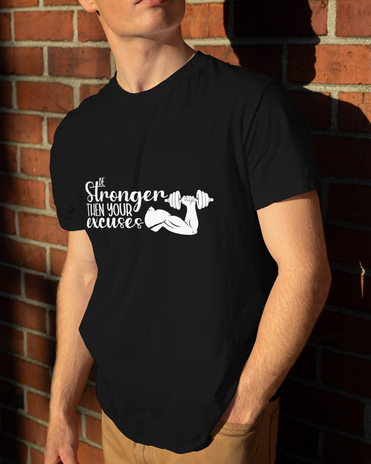 Unisex Motivation Tee | Stronger Then Your Excuses