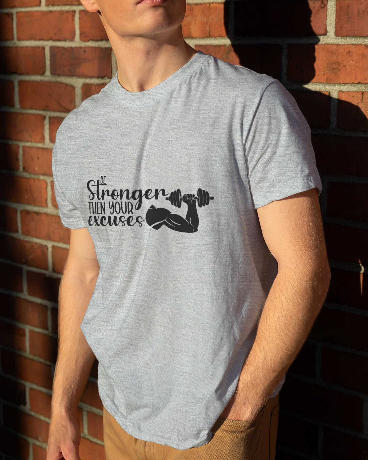 Unisex Motivation Tee | Stronger Then Your Excuses