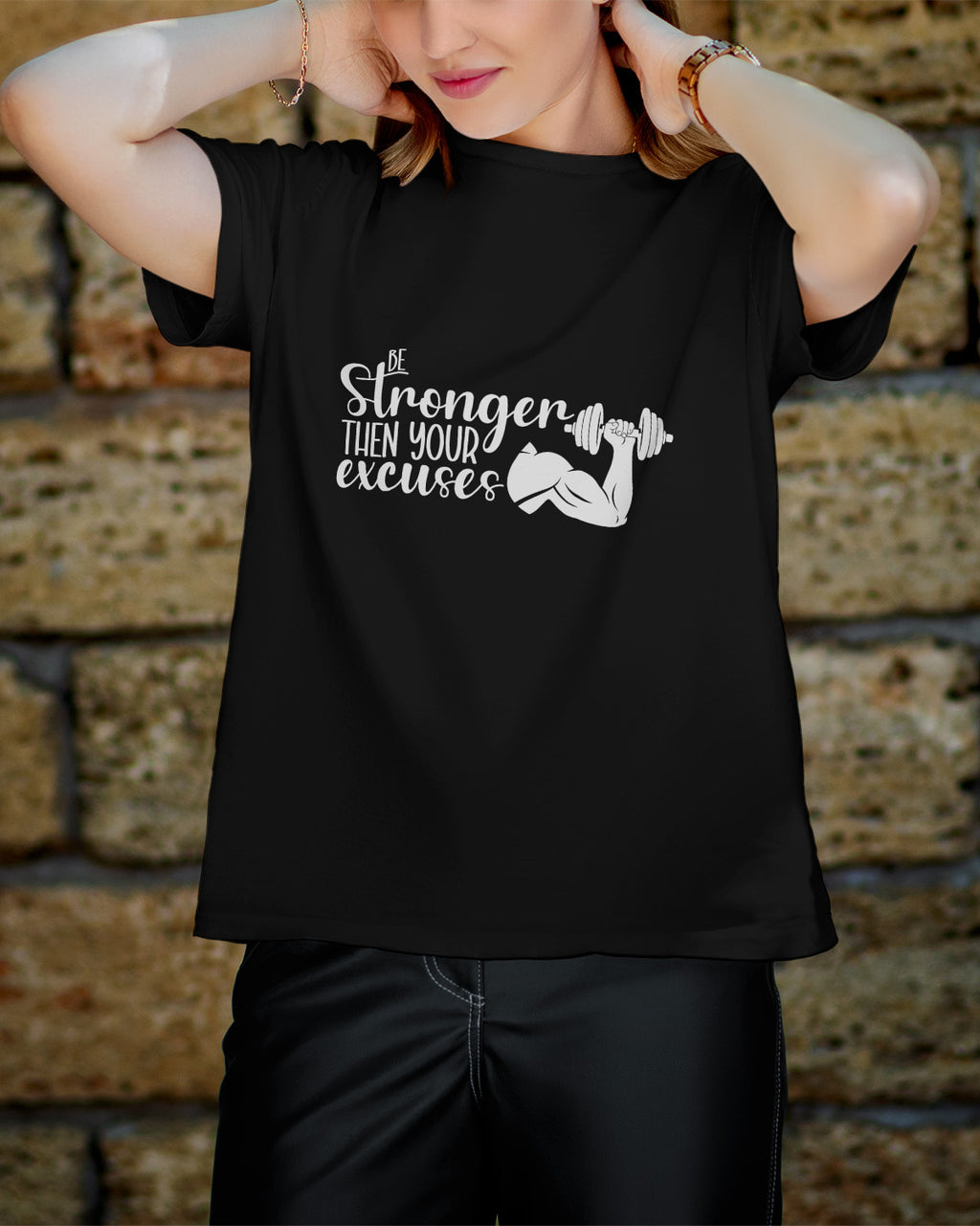 Unisex Motivation Tee | Stronger Then Your Excuses