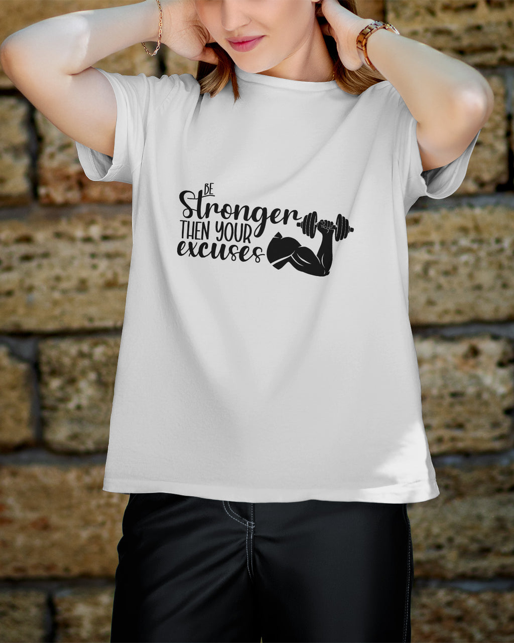 Unisex Motivation Tee | Stronger Then Your Excuses