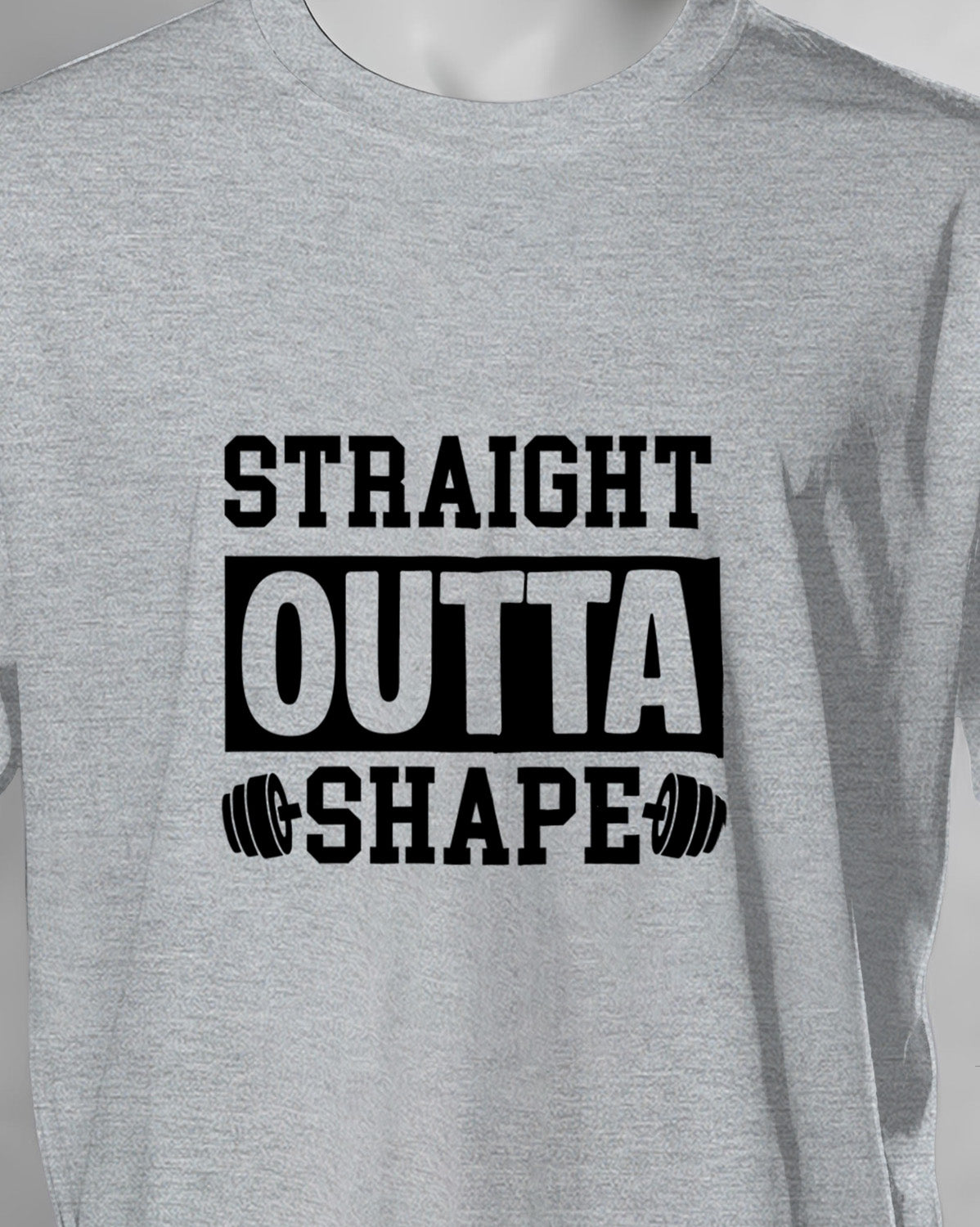 Unisex Motivation Tee | Straight Outta Shape