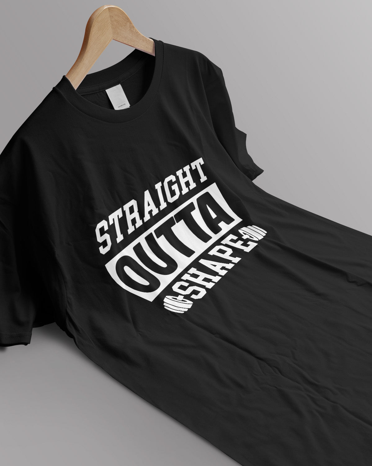Unisex Motivation Tee | Straight Outta Shape