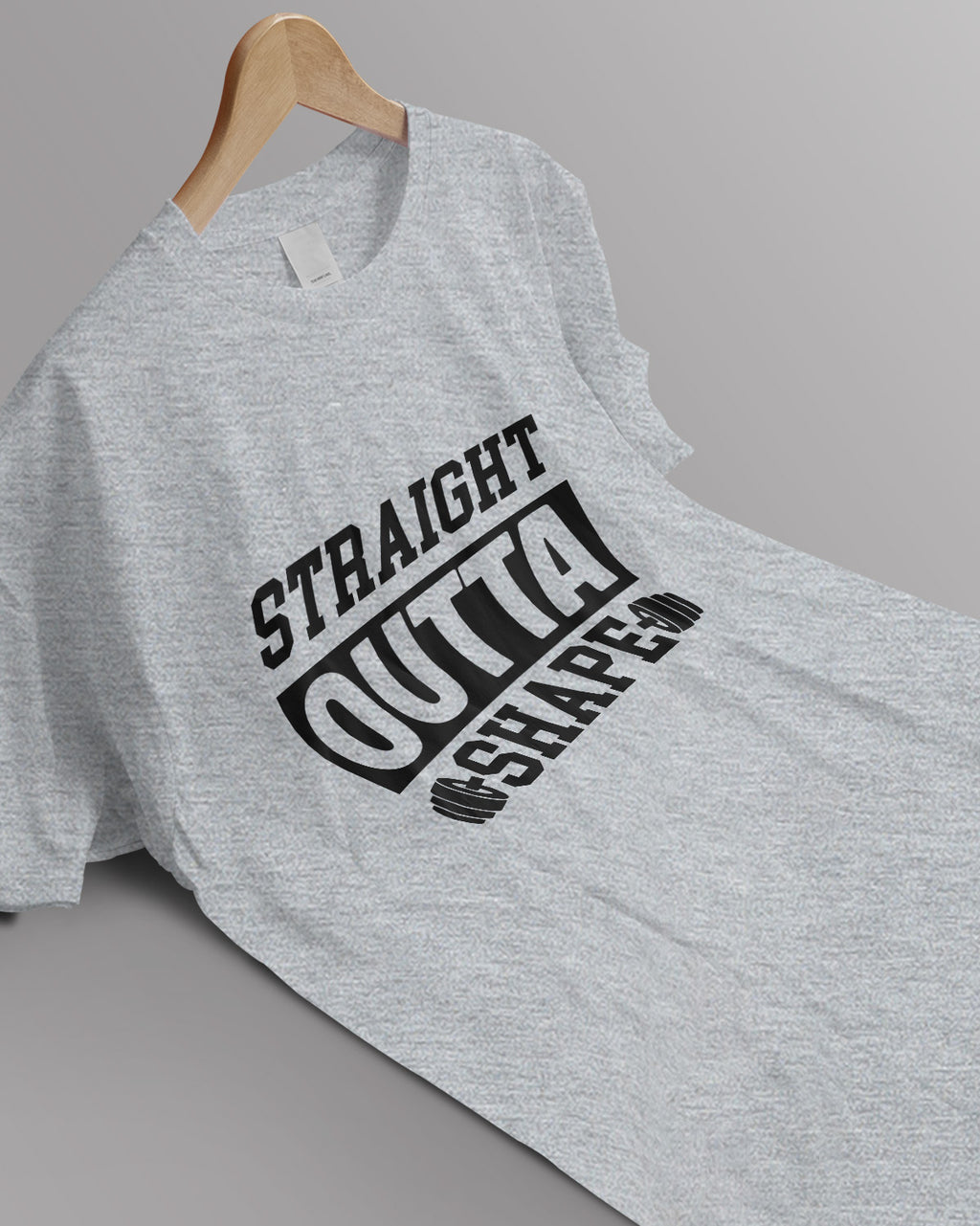 Unisex Motivation Tee | Straight Outta Shape