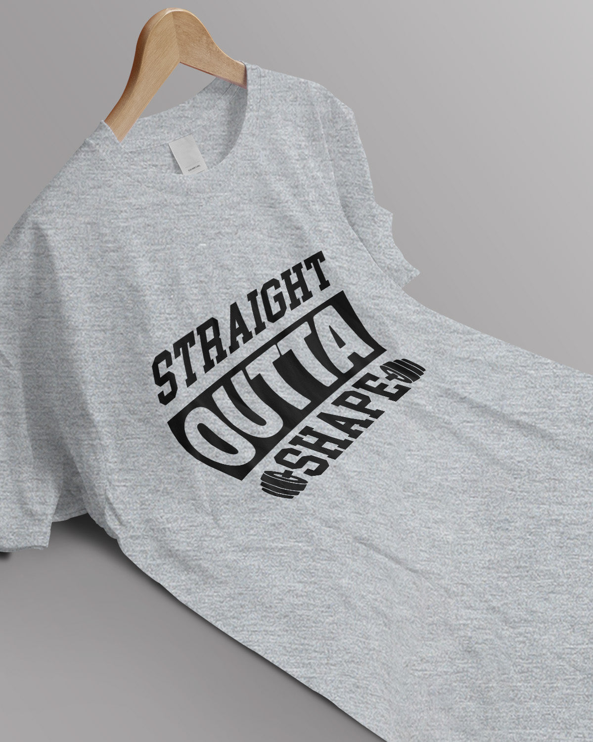 Unisex Motivation Tee | Straight Outta Shape
