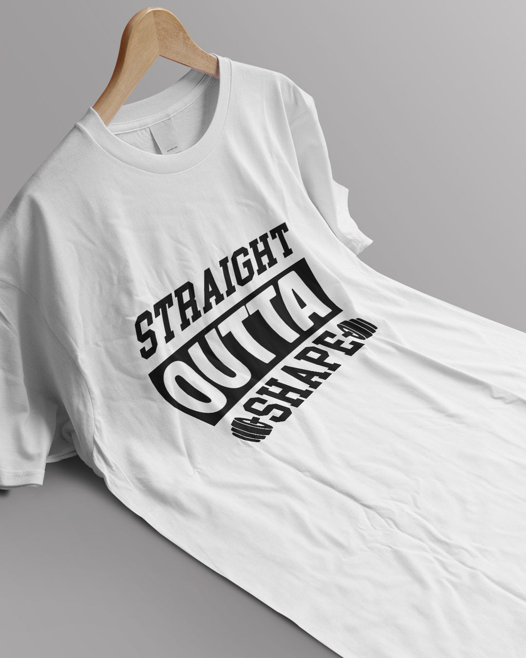 Unisex Motivation Tee | Straight Outta Shape