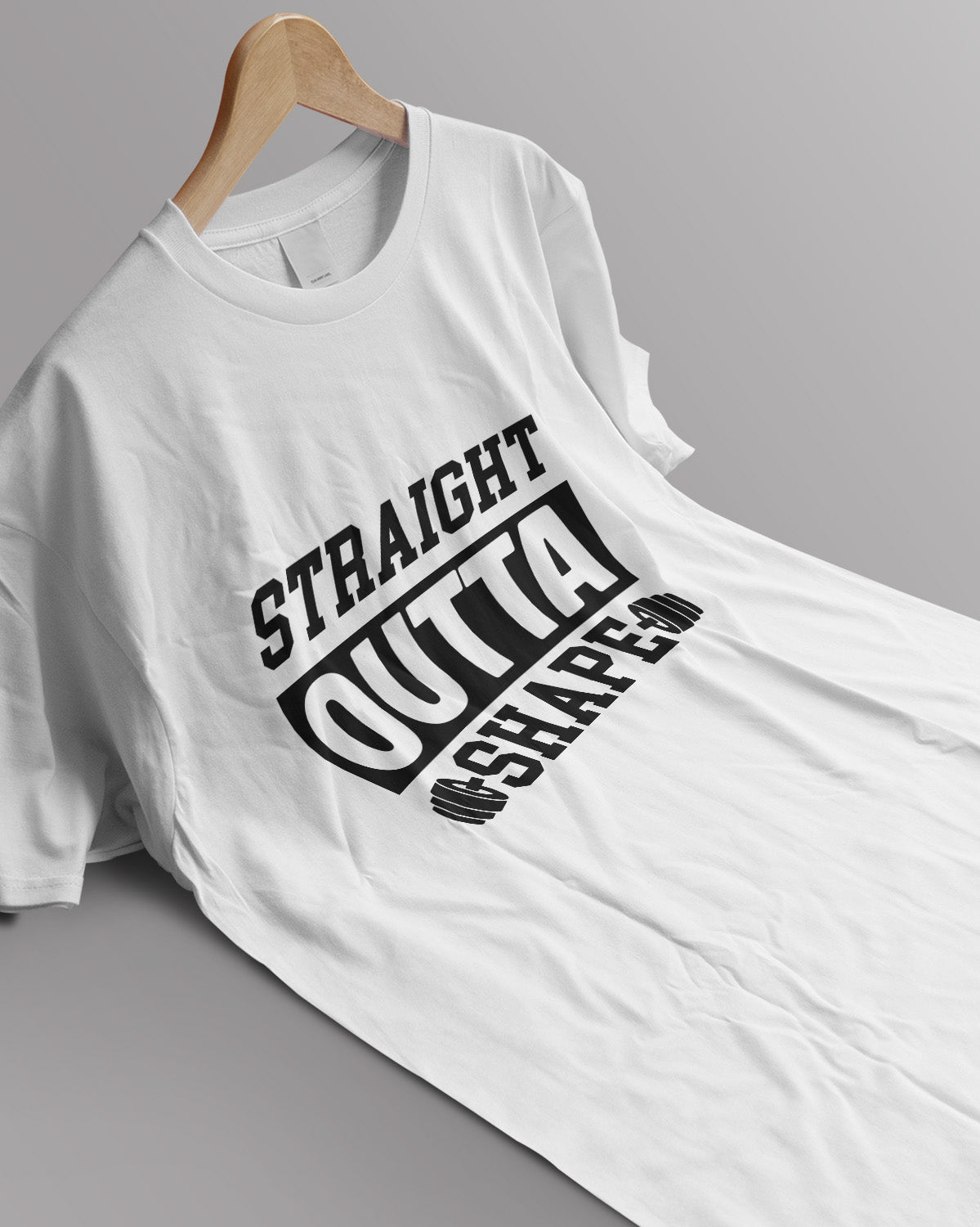 Unisex Motivation Tee | Straight Outta Shape