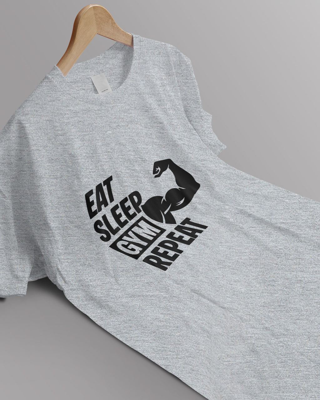 Unisex Motivation Tee | Eat Sleep Gym Repeat