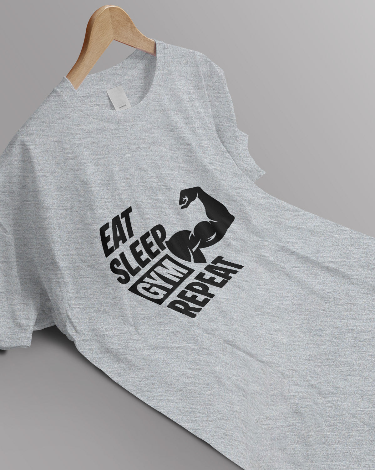 Unisex Motivation Tee | Eat Sleep Gym Repeat