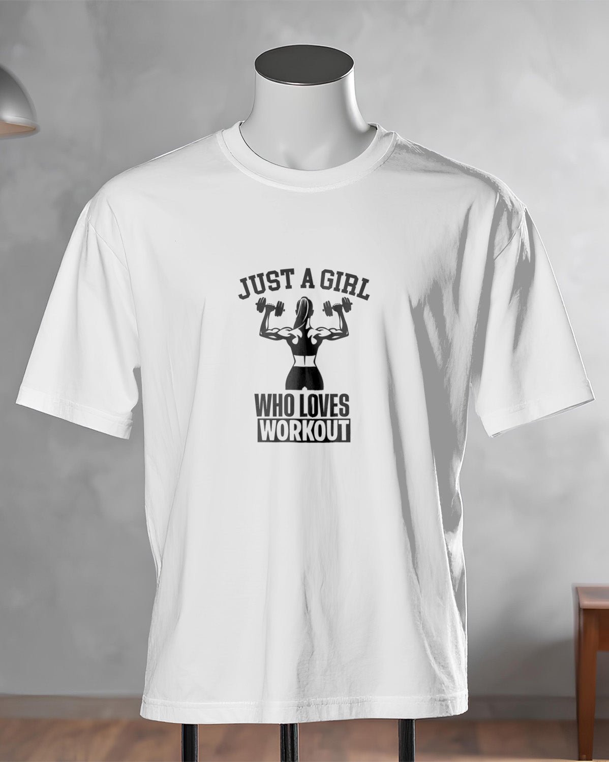 Unisex Motivation Tee | Just A Girl Who Loves Workout