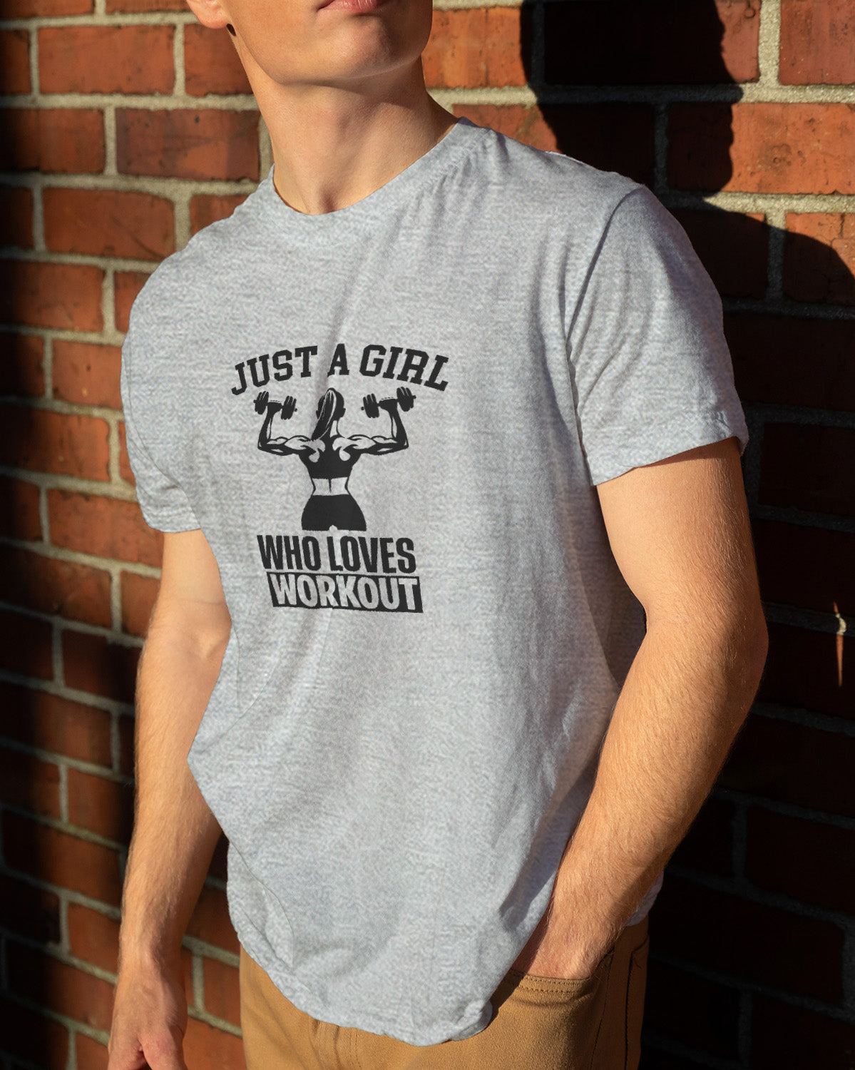 Unisex Motivation Tee | Just A Girl Who Loves Workout