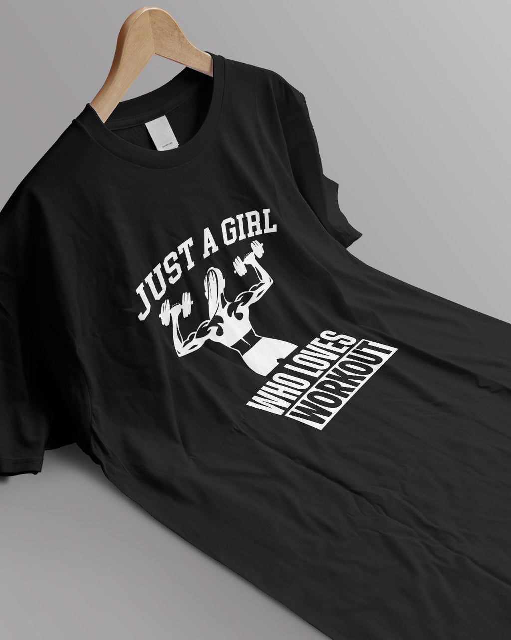 Unisex Motivation Tee | Just A Girl Who Loves Workout