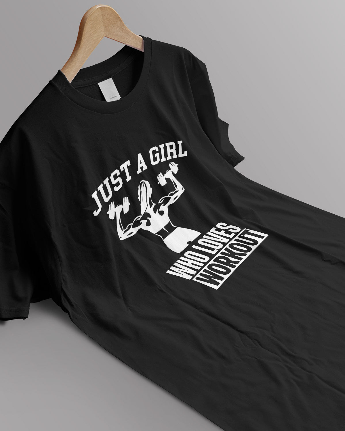 Unisex Motivation Tee | Just A Girl Who Loves Workout