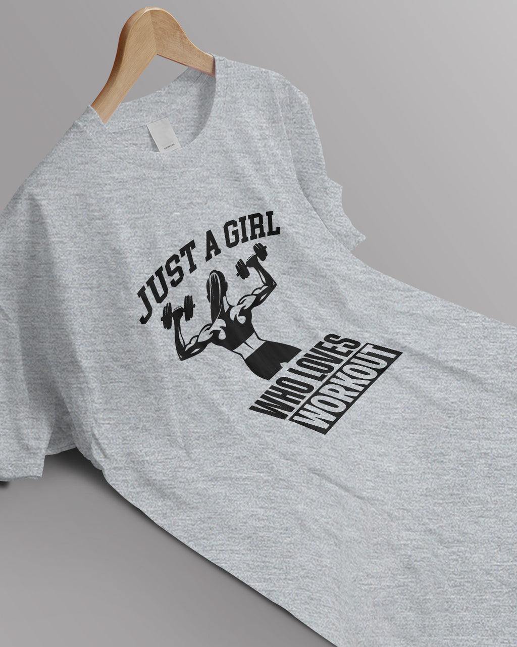 Unisex Motivation Tee | Just A Girl Who Loves Workout