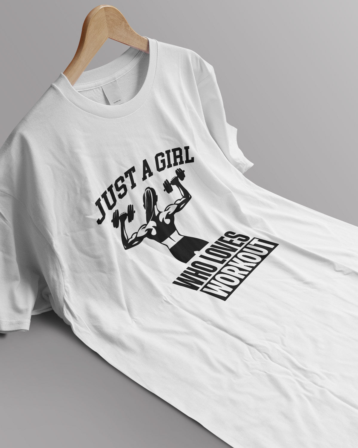 Unisex Motivation Tee | Just A Girl Who Loves Workout