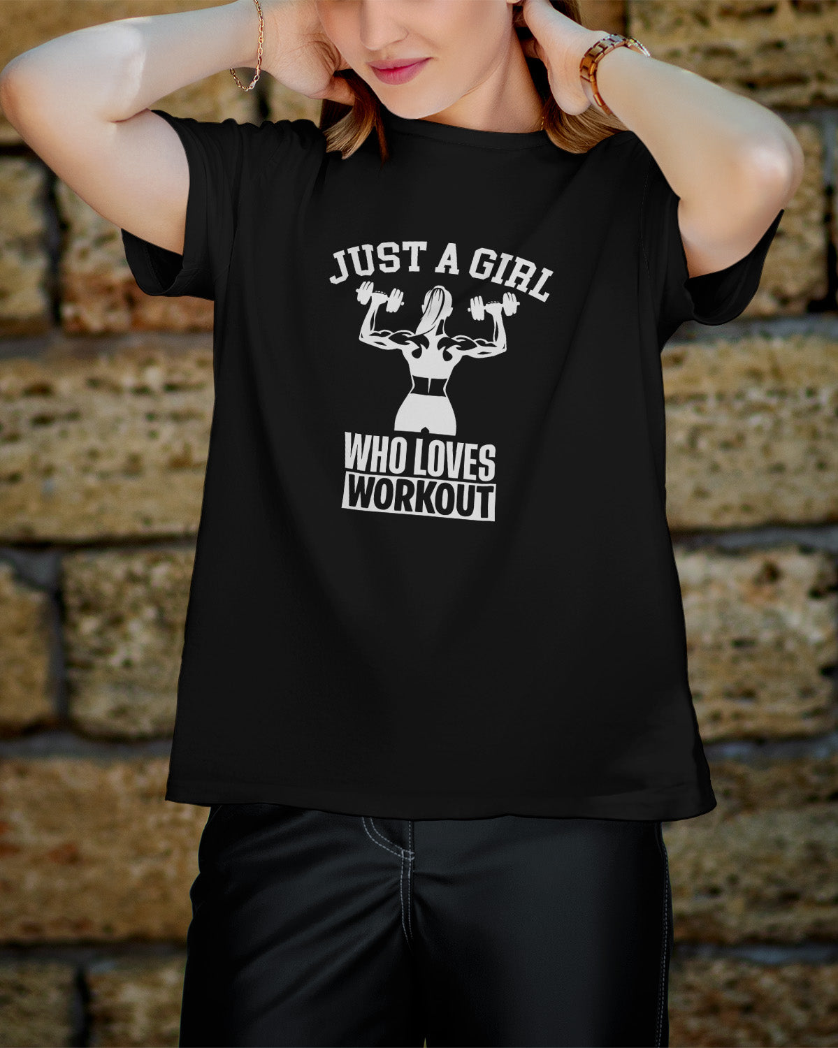 Unisex Motivation Tee | Just A Girl Who Loves Workout