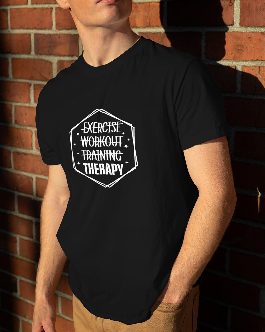 Unisex Motivation Tee | Exercise Workout Training Therapy
