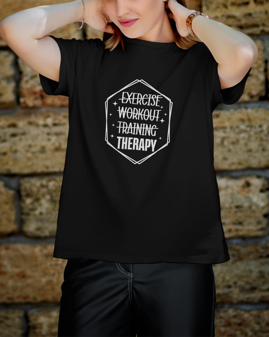 Unisex Motivation Tee | Exercise Workout Training Therapy