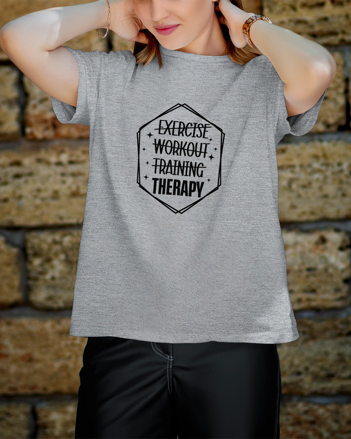 Unisex Motivation Tee | Exercise Workout Training Therapy