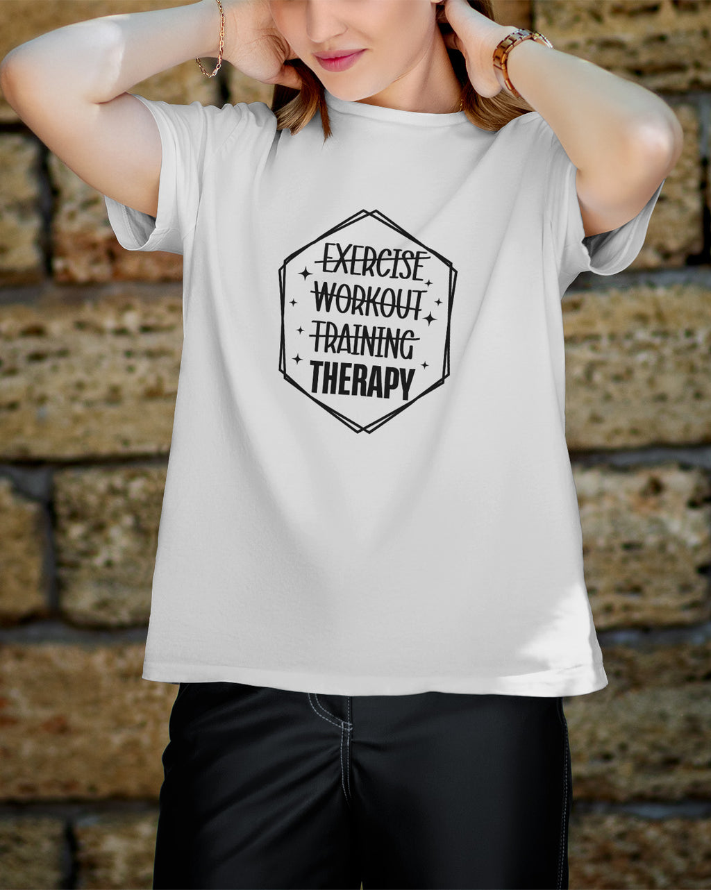 Unisex Motivation Tee | Exercise Workout Training Therapy