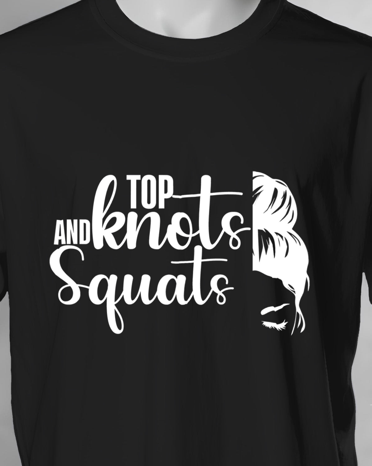 Unisex ClassiUnisex Motivation Tee | Top And Knots Squatsc Crew T-Shirt