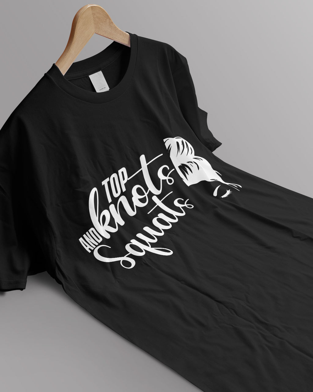 Unisex ClassiUnisex Motivation Tee | Top And Knots Squatsc Crew T-Shirt