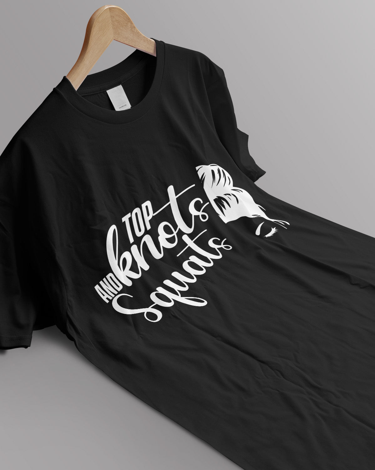 Unisex ClassiUnisex Motivation Tee | Top And Knots Squatsc Crew T-Shirt
