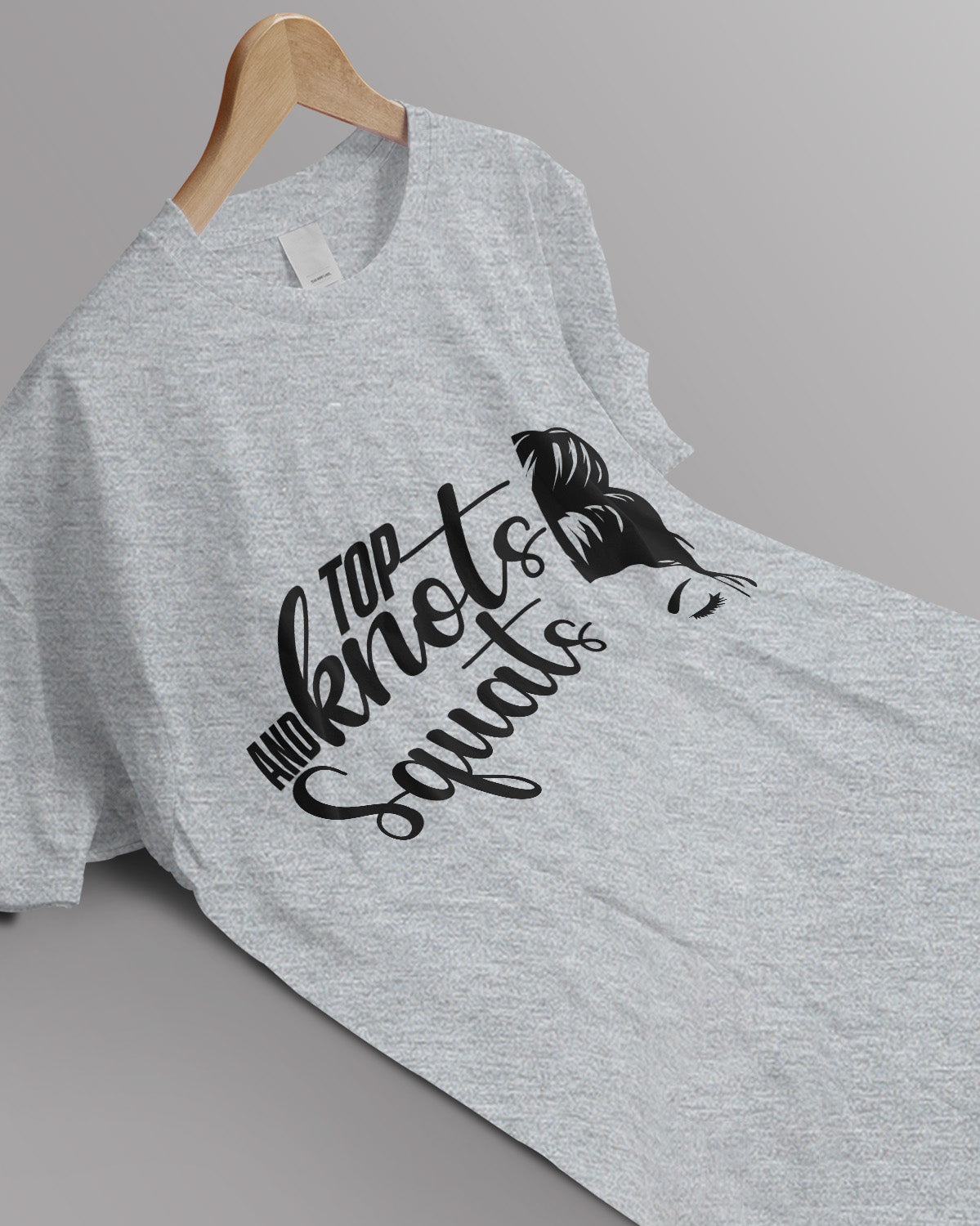 Unisex ClassiUnisex Motivation Tee | Top And Knots Squatsc Crew T-Shirt