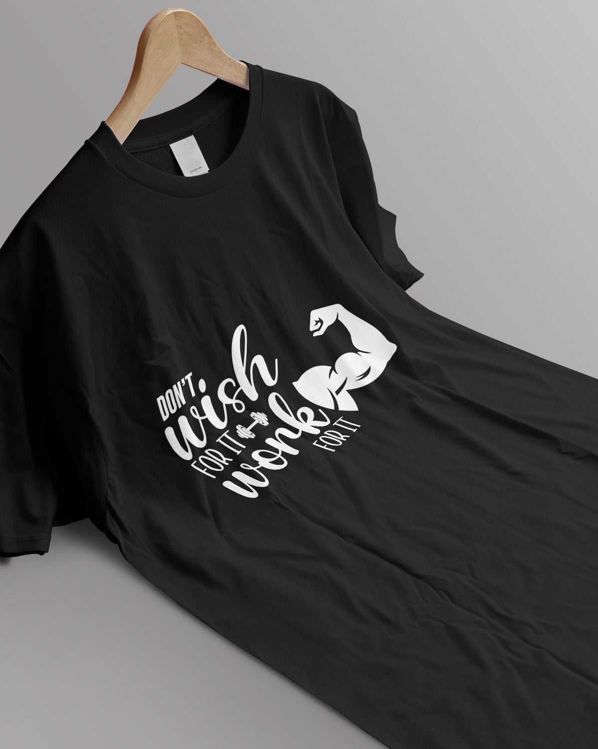 Unisex Motivation Tee | Don'T Wish For It Work For It