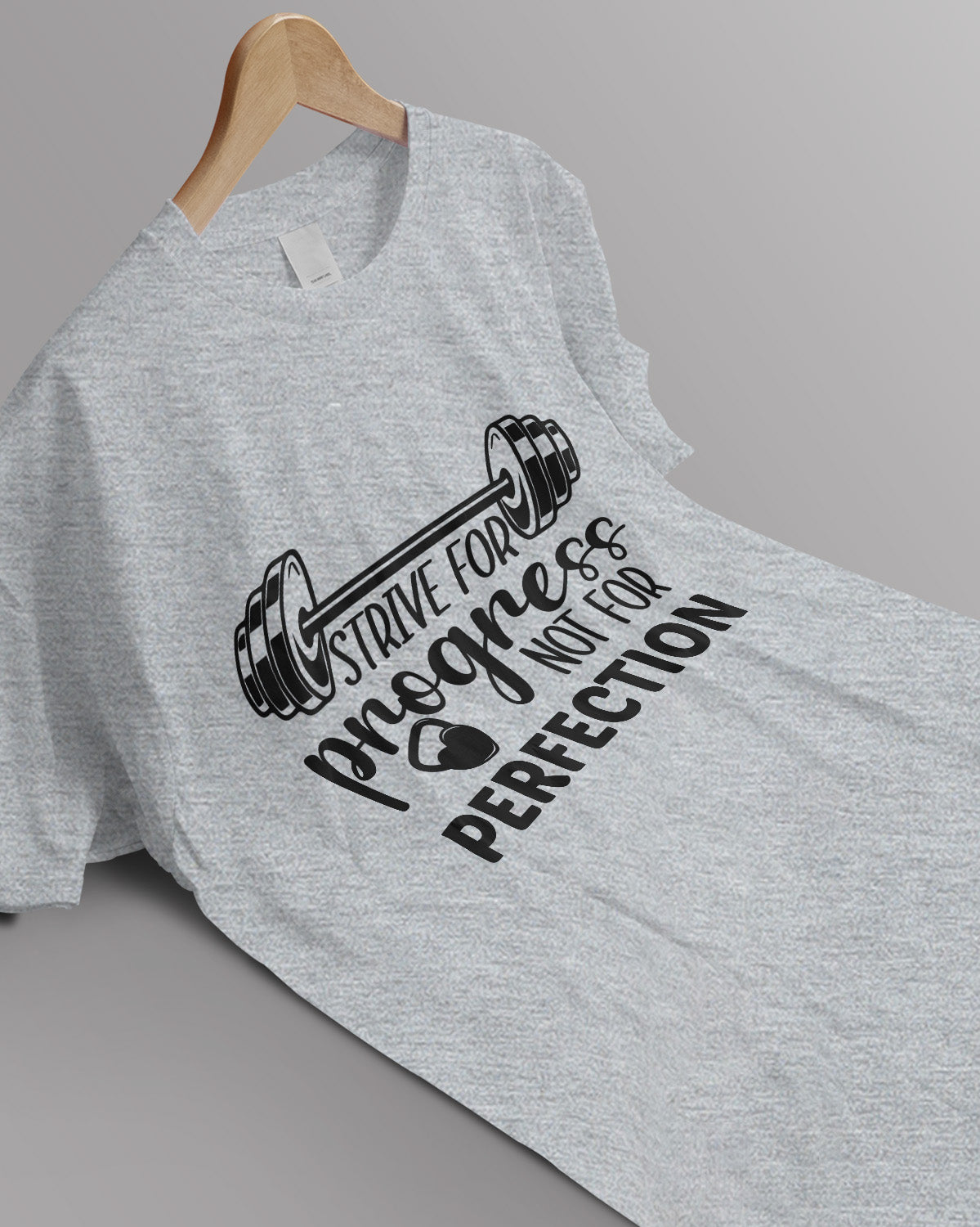 Unisex Motivation Tee | Strive For Progress Not For Perfection