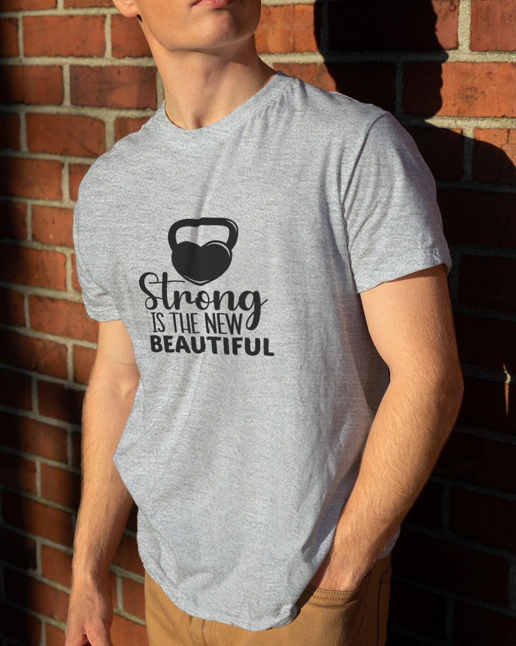 Unisex Motivation Tee | Strong Is The New Beautiful unisex Classic Crew T-Shirt