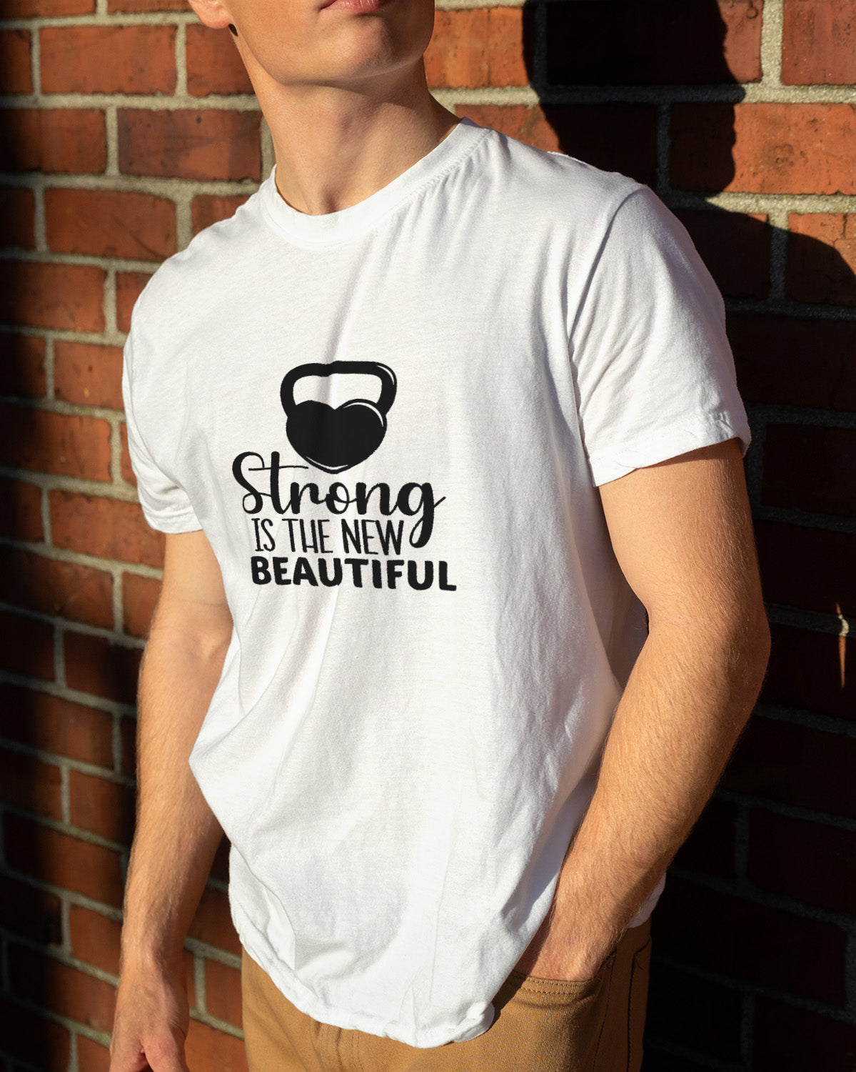 Unisex Motivation Tee | Strong Is The New Beautiful unisex Classic Crew T-Shirt