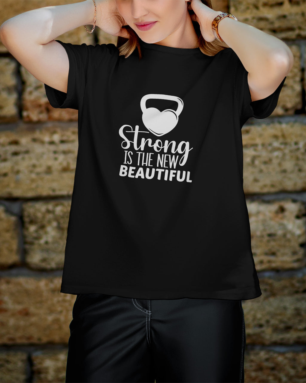 Unisex Motivation Tee | Strong Is The New Beautiful unisex Classic Crew T-Shirt