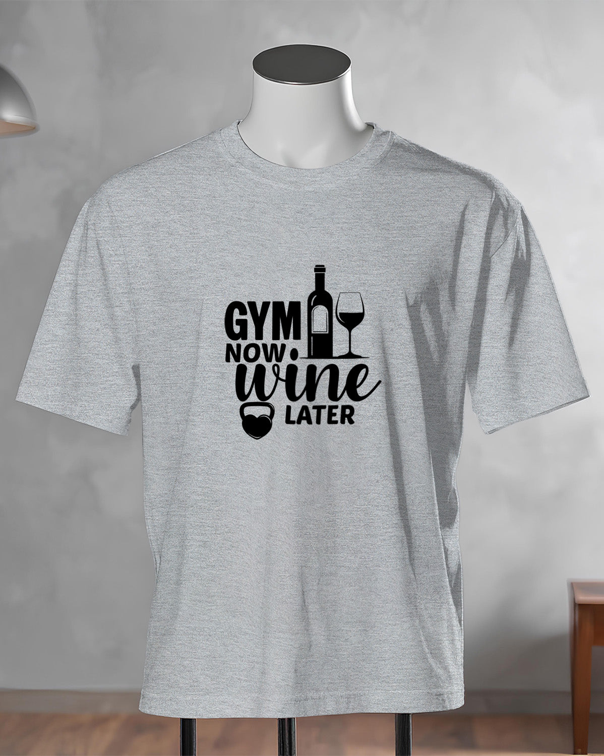 Unisex Unisex Motivation Tee | Gym Now. Wine Later