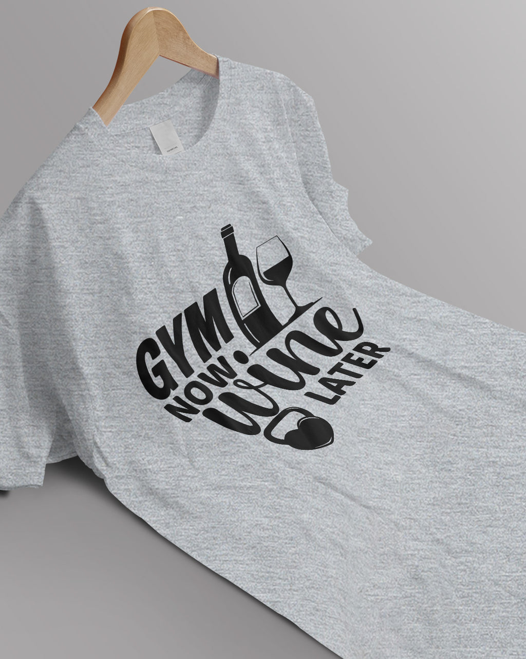 Unisex Unisex Motivation Tee | Gym Now. Wine Later