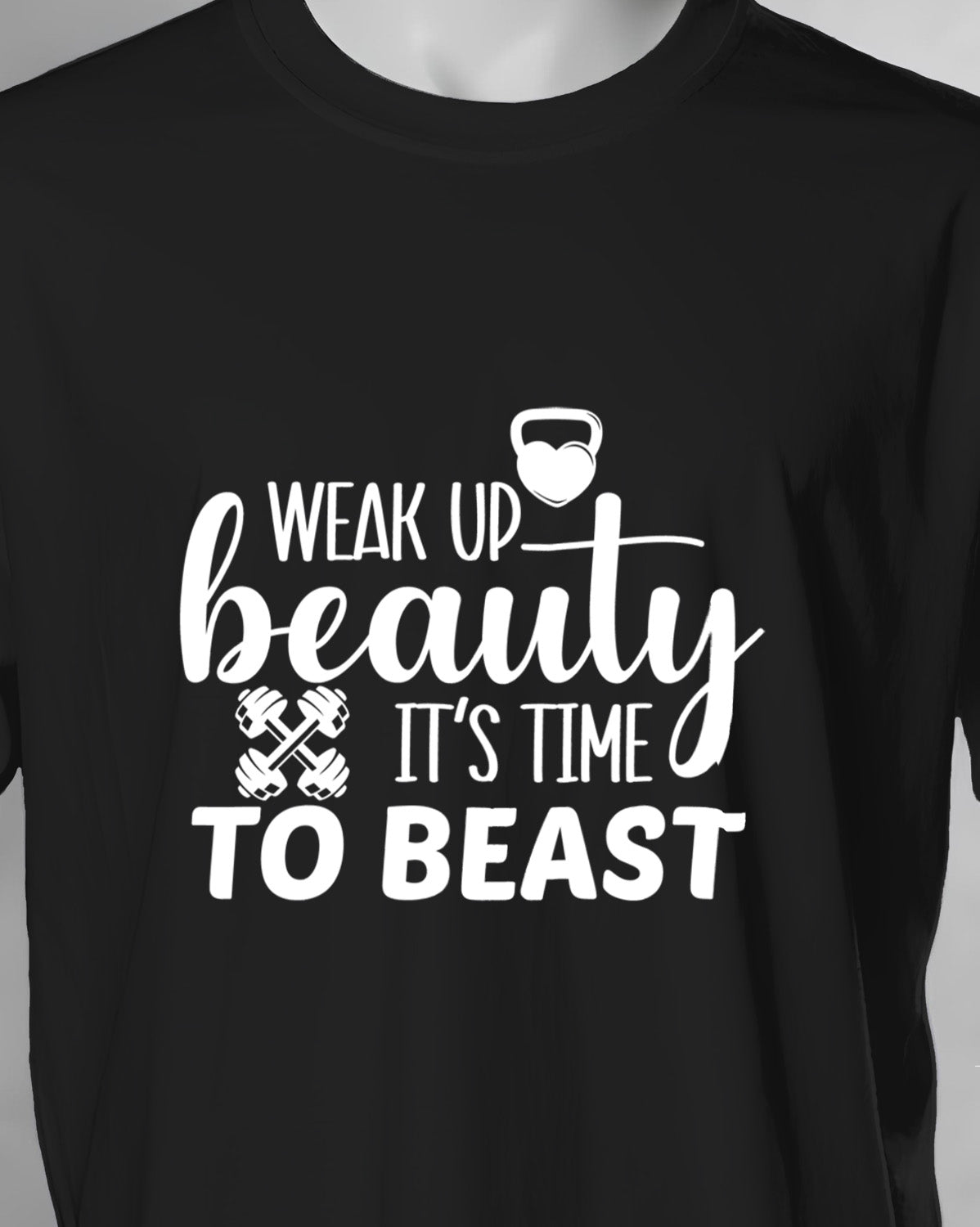 Unisex Motivation Tee | Wake Up Beauty It'S Time To Beast