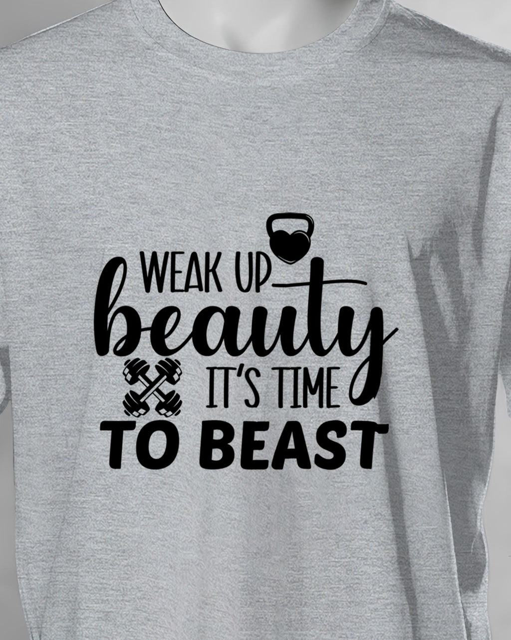 Unisex Motivation Tee | Wake Up Beauty It'S Time To Beast