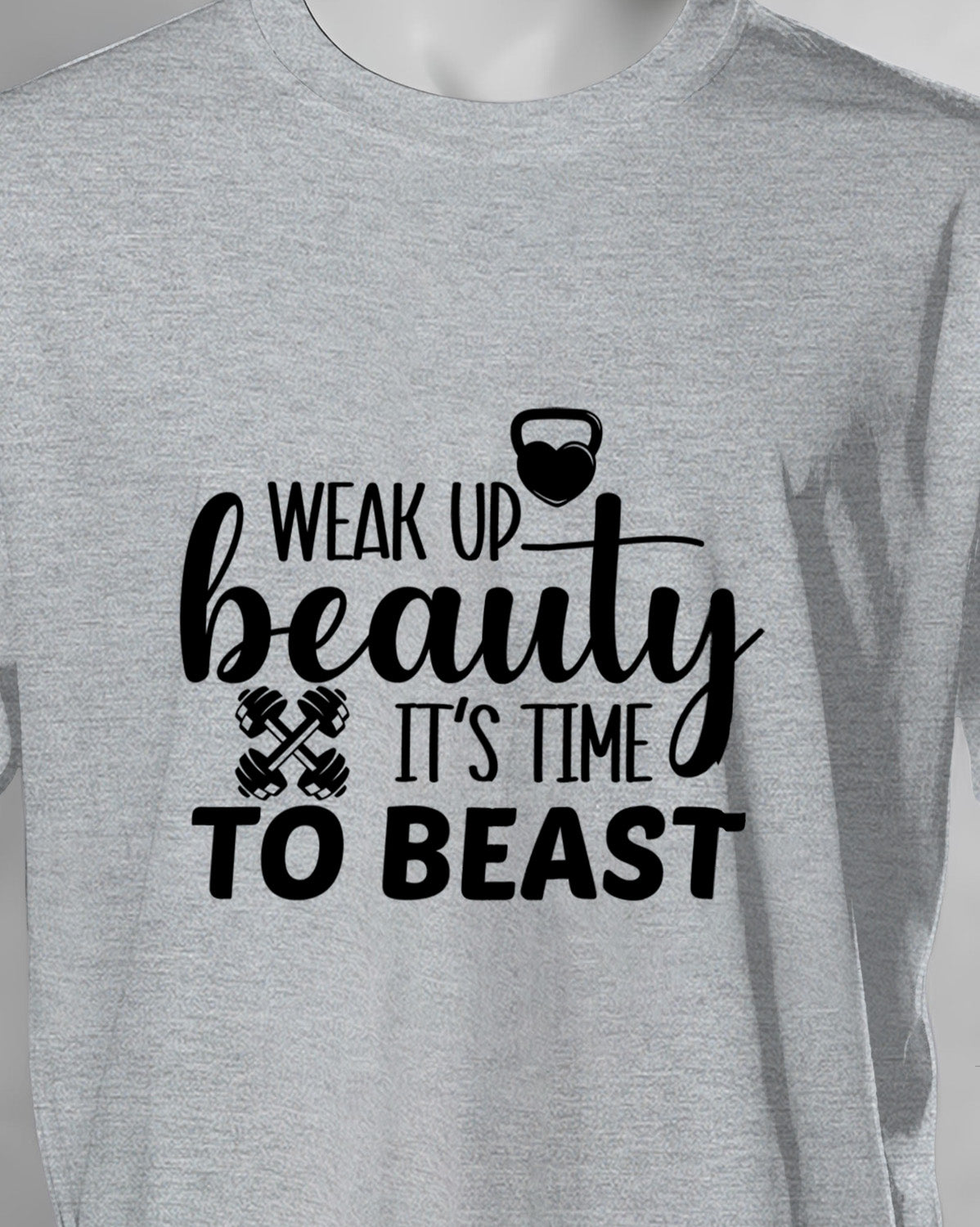 Unisex Motivation Tee | Wake Up Beauty It'S Time To Beast
