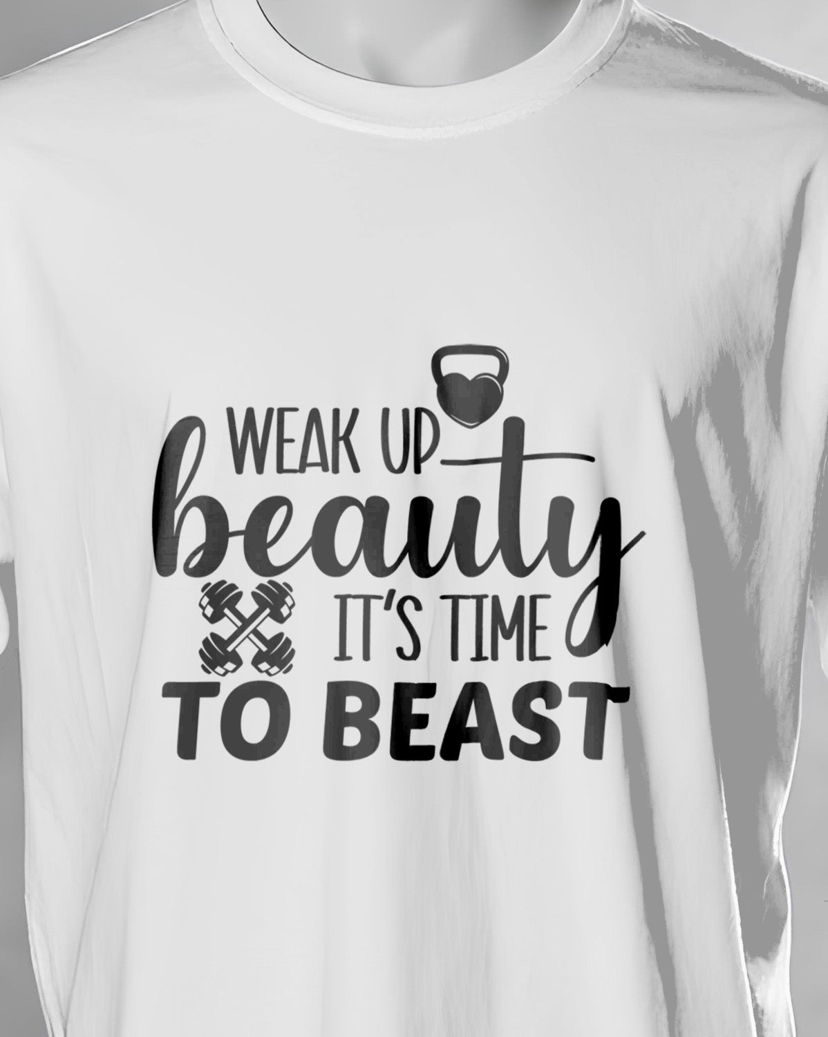 Unisex Motivation Tee | Wake Up Beauty It'S Time To Beast