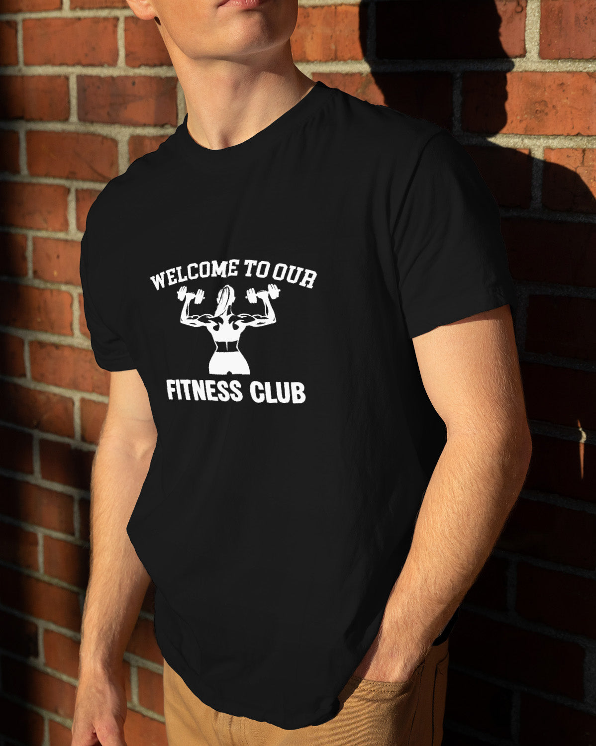 Unisex Motivation Tee | Welcome To Our Fitness Club