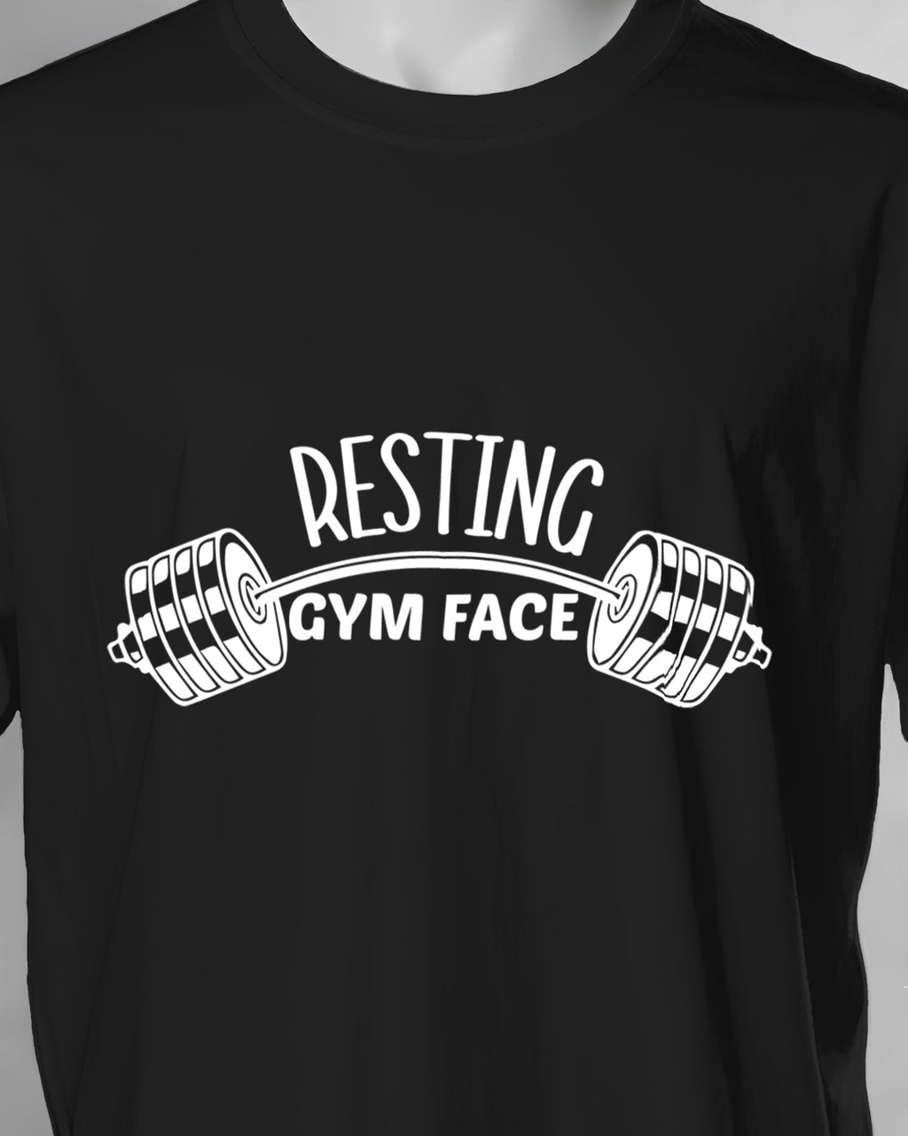 Unisex Motivation Tee | Resting Gym Face